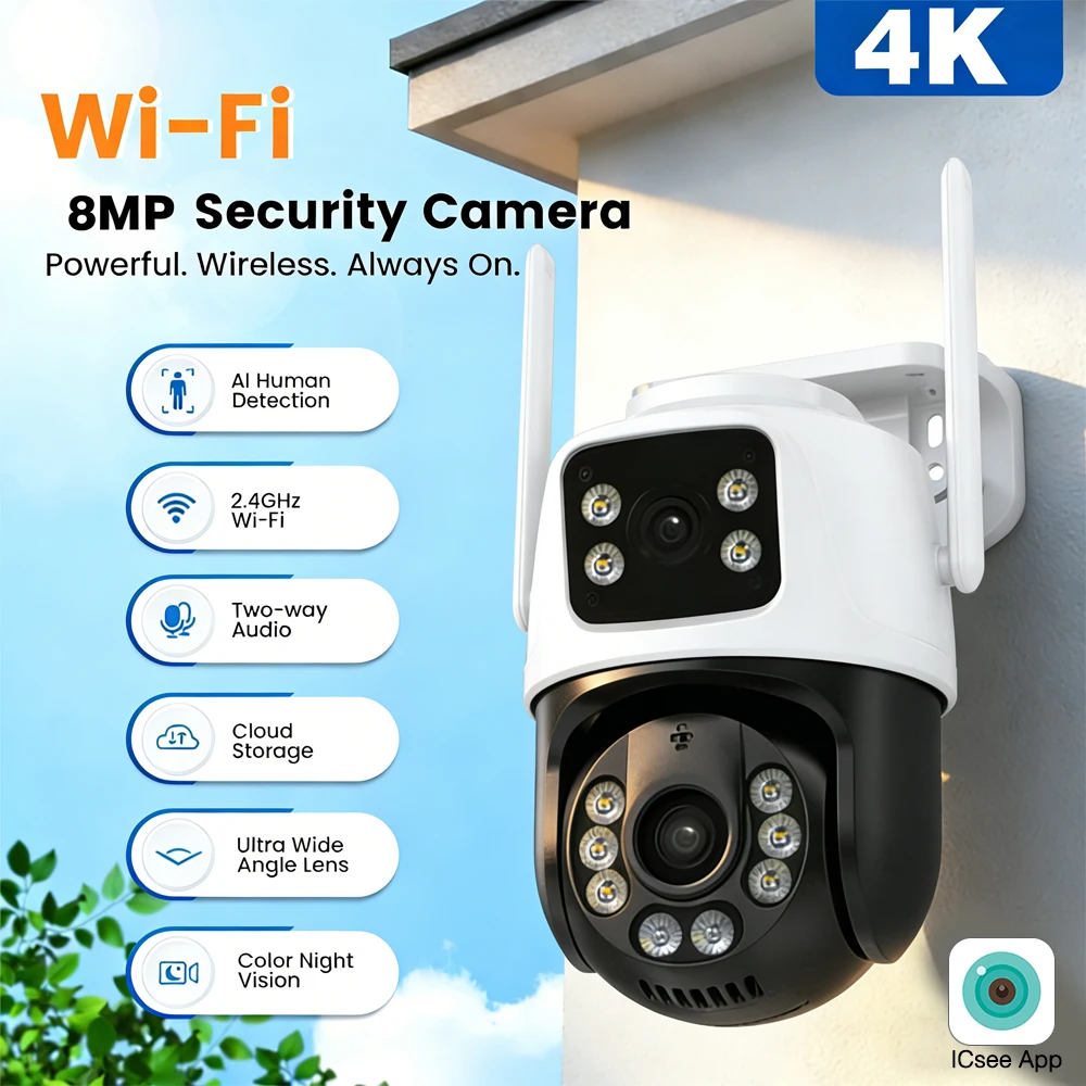 4k-8mp-hd-full-night-vision-wifi-camera-ptz-outdoor-dual-screen-ai-human-detection-dual-lenes-ip-security-protection-cam-icsee