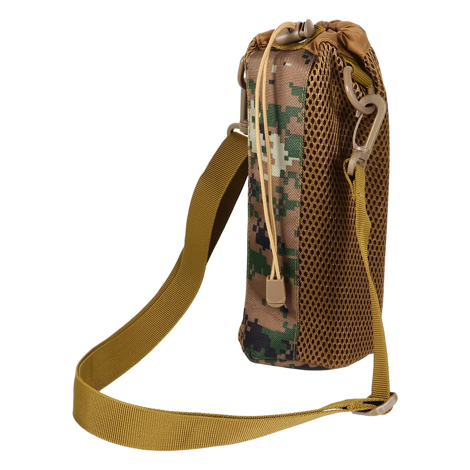 1 pz borsa per bottiglia d'acqua escursionismo all'aperto campeggio borsa da viaggio porta bottiglia d'acqua isolata in nylon leggero robusto