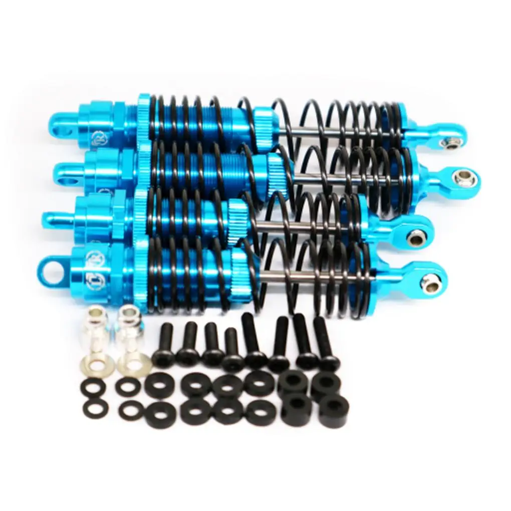 

Aluminum Alloy 1/10 Front Rear Shock Absorber 4pcs Wear-resistant Rc Front Rear Shock Absorber For TRXXAS SLASH 2WD RC Car Part