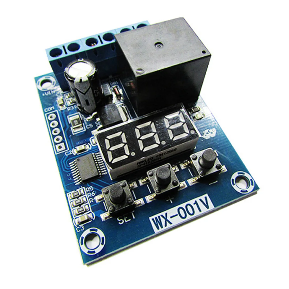 DC 12V Voltage Detection Module Relay Switch Circuit Measurement Charge And Discharge Detection Module