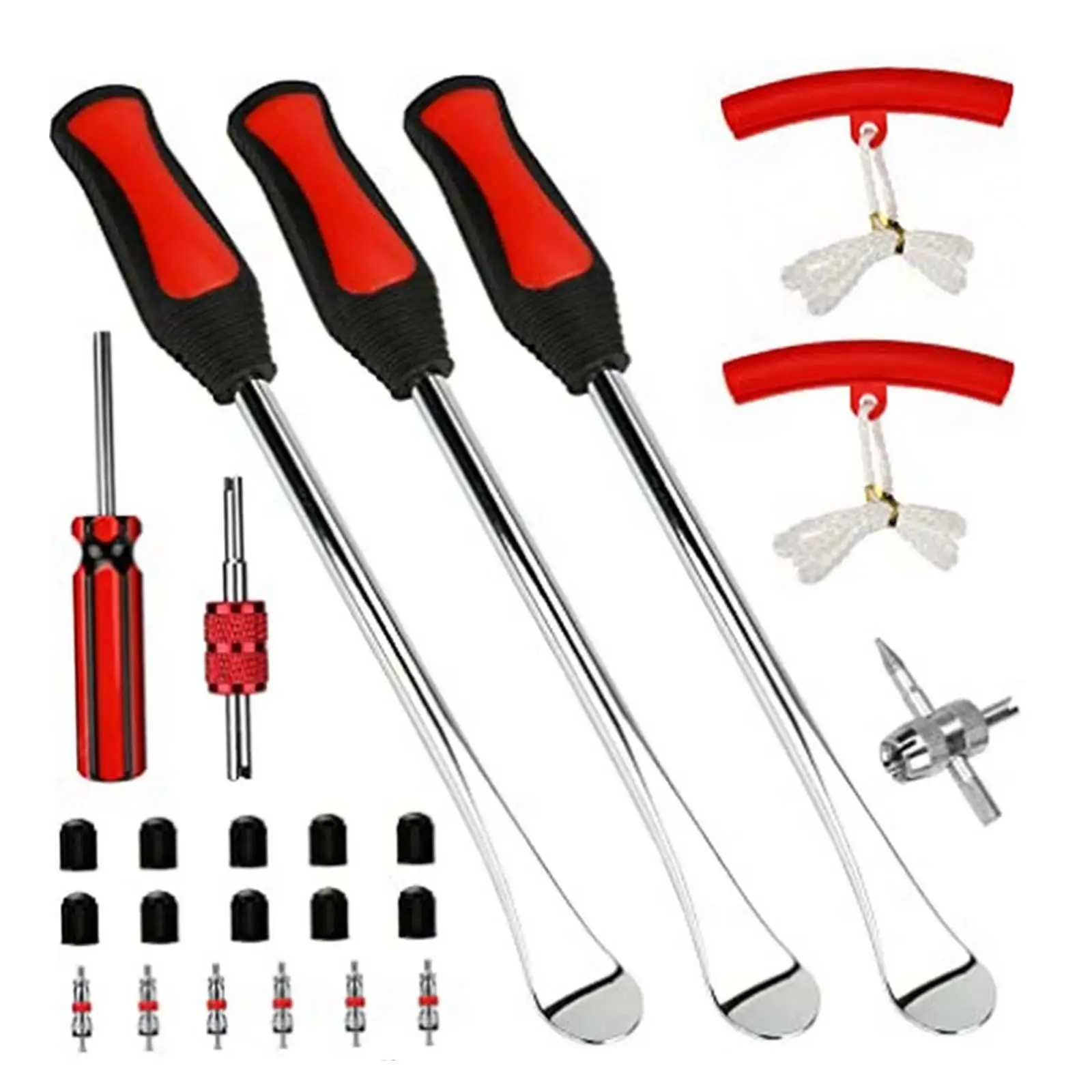 Tire Spoon Lever Tool Motorcycle Bike Tire Change Set for Motorcycle Tractor Maintenance Lawn Mower Dirt Bike Auto Car Tire