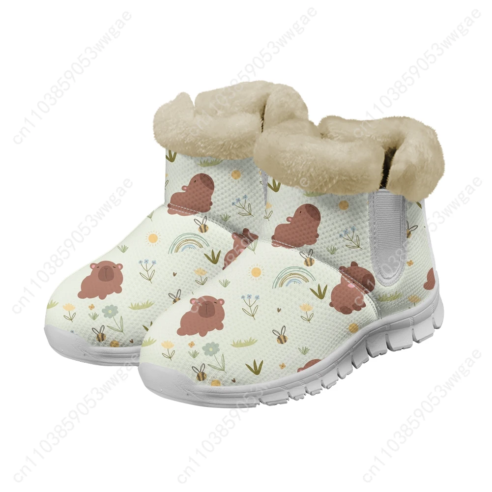 Capybara Snow Boots Warm Boot Mens Womens Teenager Shoe High Quality Casual Lightweight Couple Sneakers Tailor-made Sports Shoes