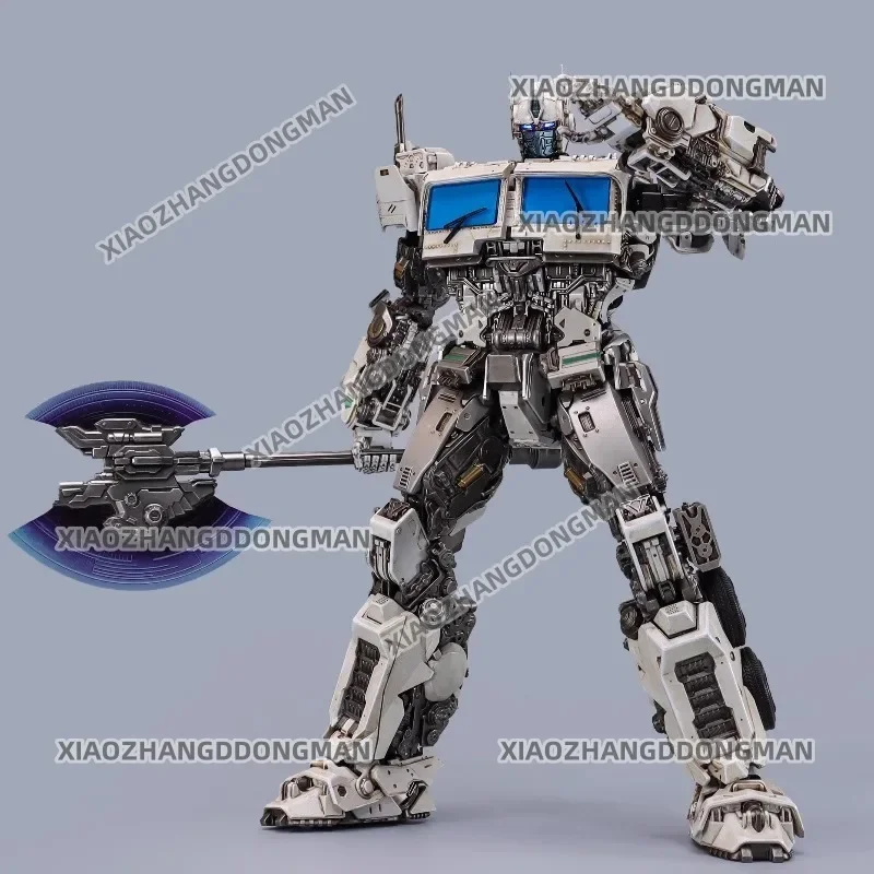 Spot MM01W White Tongtian M Xiao Optimus OP Pillar Bumblebee Gaiden Movie Movable Transformation Toy Robot Model