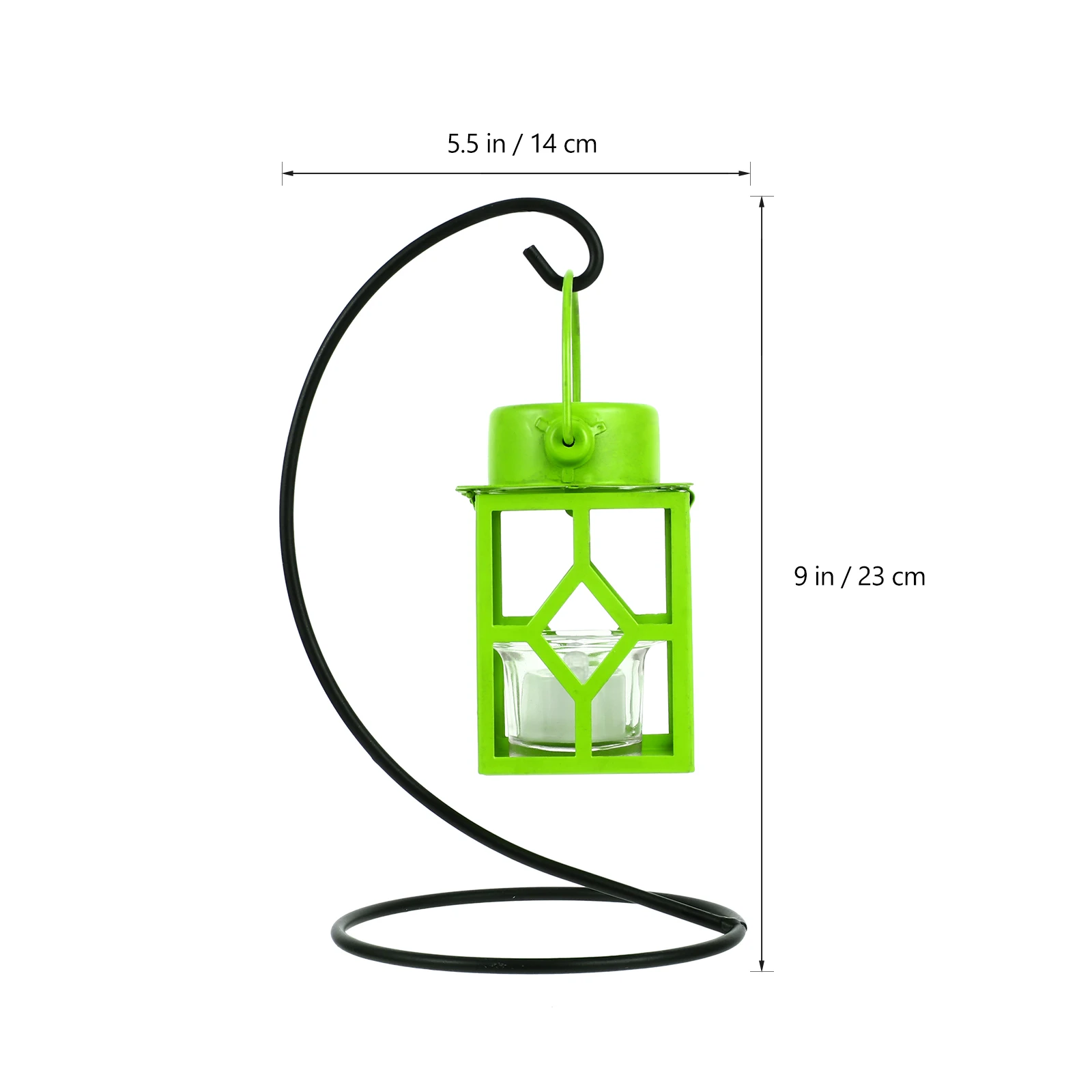

Rustic Vintage Iron Decor Hollow C for Home Hanging Decoration Garden Light Hollow C
