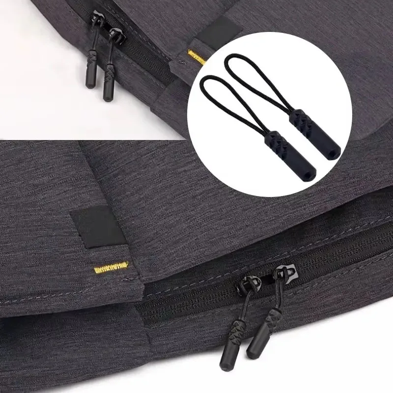 Zippers Pull Puller End Fit Rope Tag Replacement Clip Broken Buckle Fixer Suitcase Tent Backpack Zipper Cord