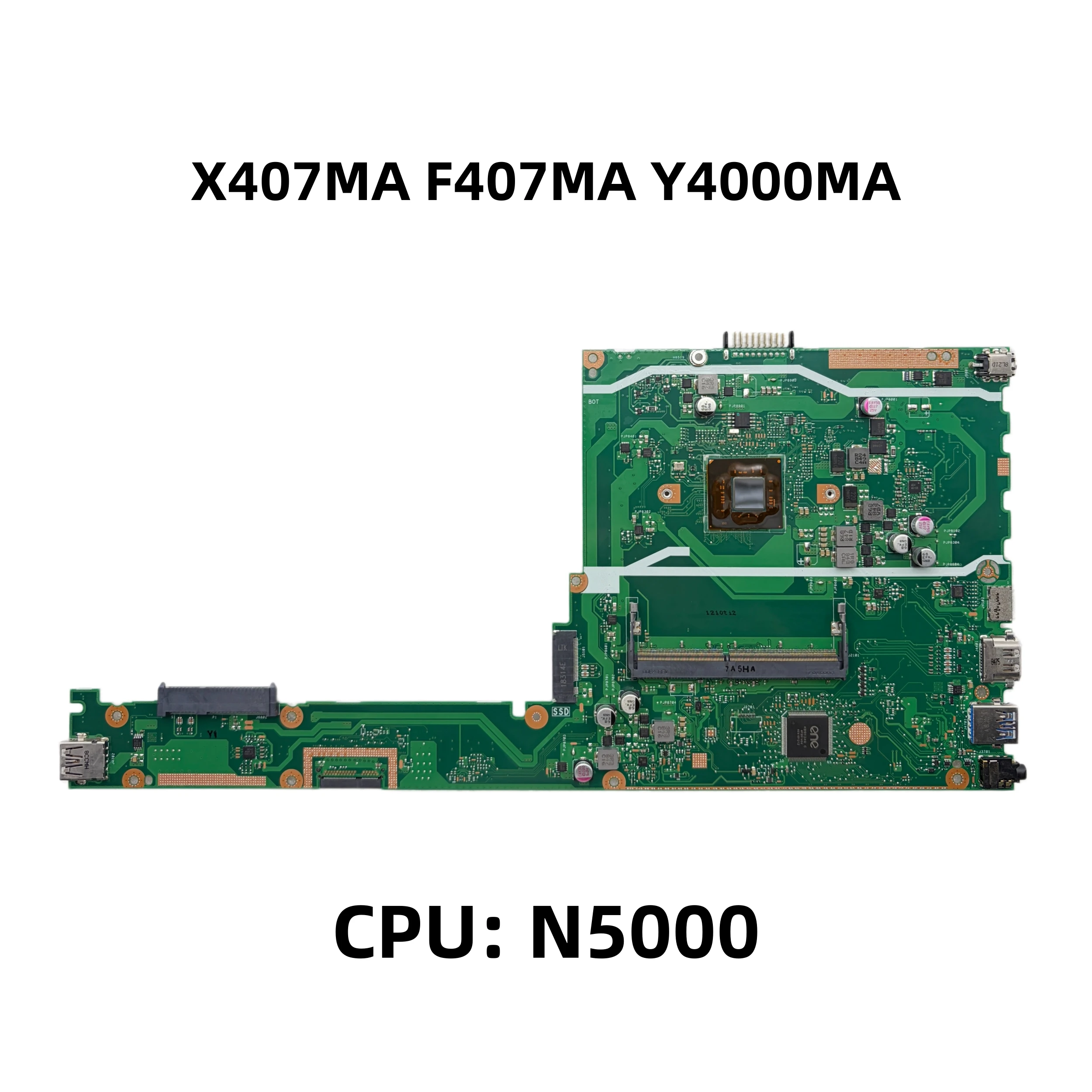 Carte mère pour ordinateur portable ASUS VivoBook X407M X407MA F407MA F407M Y4000MA avec processeur N5000 UMA DDR4 100% entièrement testée