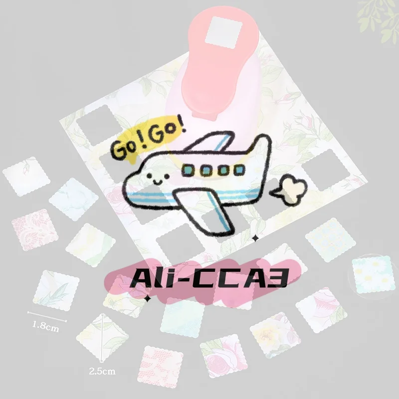 Stempel Grens Stempel Vorm Craft Punch Embossing Machine Ronde/Vierkante Perforator Getande Puncher Embosser DIY Tool