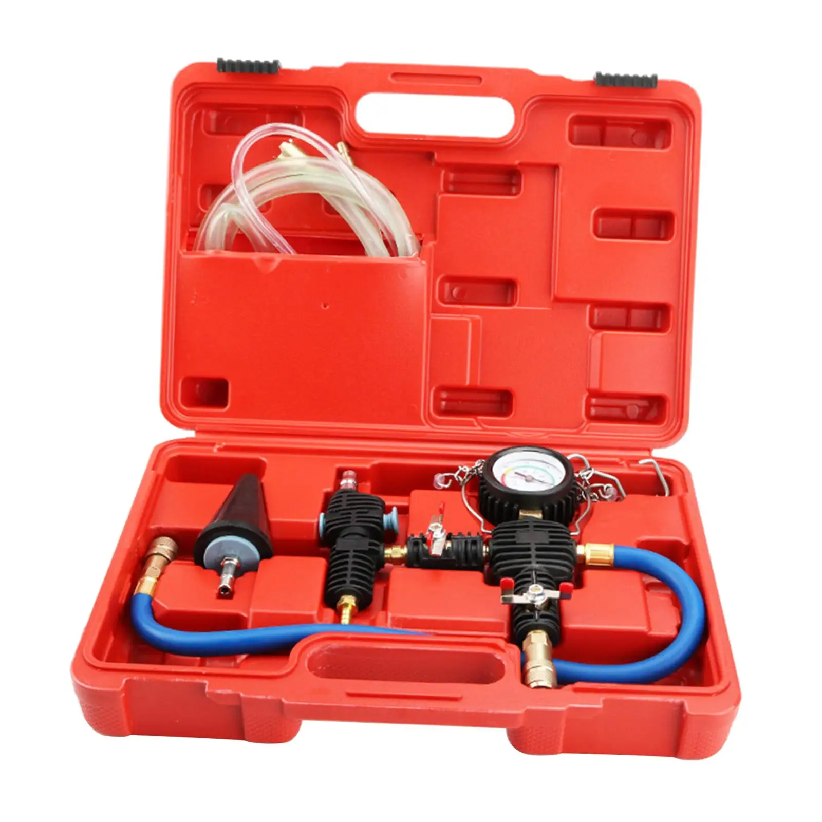 Auto Engine Cooling System Vacuum Purge Radiator Coolant Refill Tool Kit for Truck