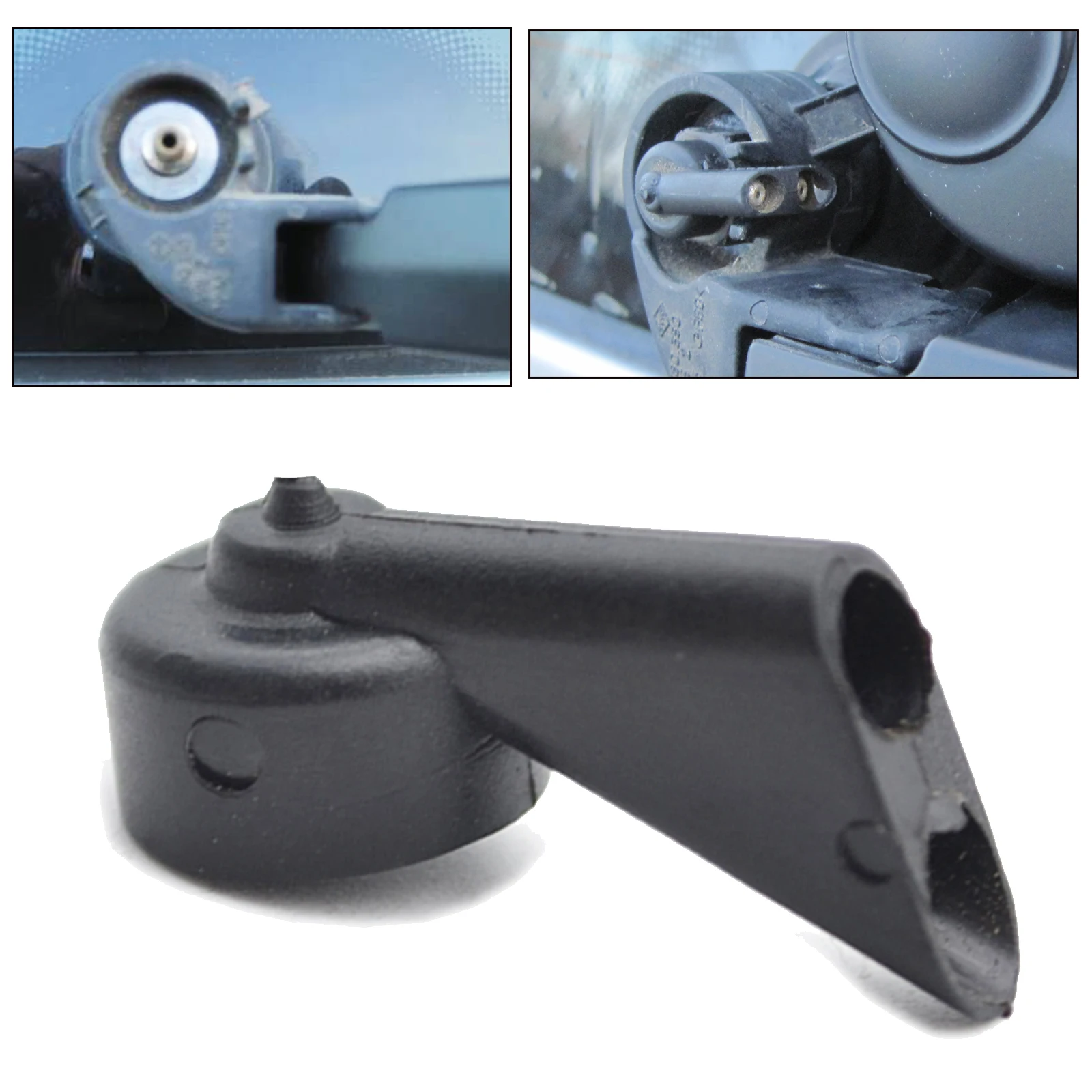 Auto Windschutzscheibe Hinten Wischer Waschanlage Düse Spray Jet Für Audi A1 Q5 A3 A4 A6 Q7 8E 9955985   Automatische Fensterwaschdüse, schwarzes