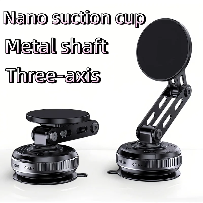 

Универсальный магнитный держатель для телефона на вакуумной присоске, складной, с поворотом на 360 градусов, для автомобиля ° Крепление с поворотным механизмом, идеально подходящее для спальни, ванной комнаты, стекла