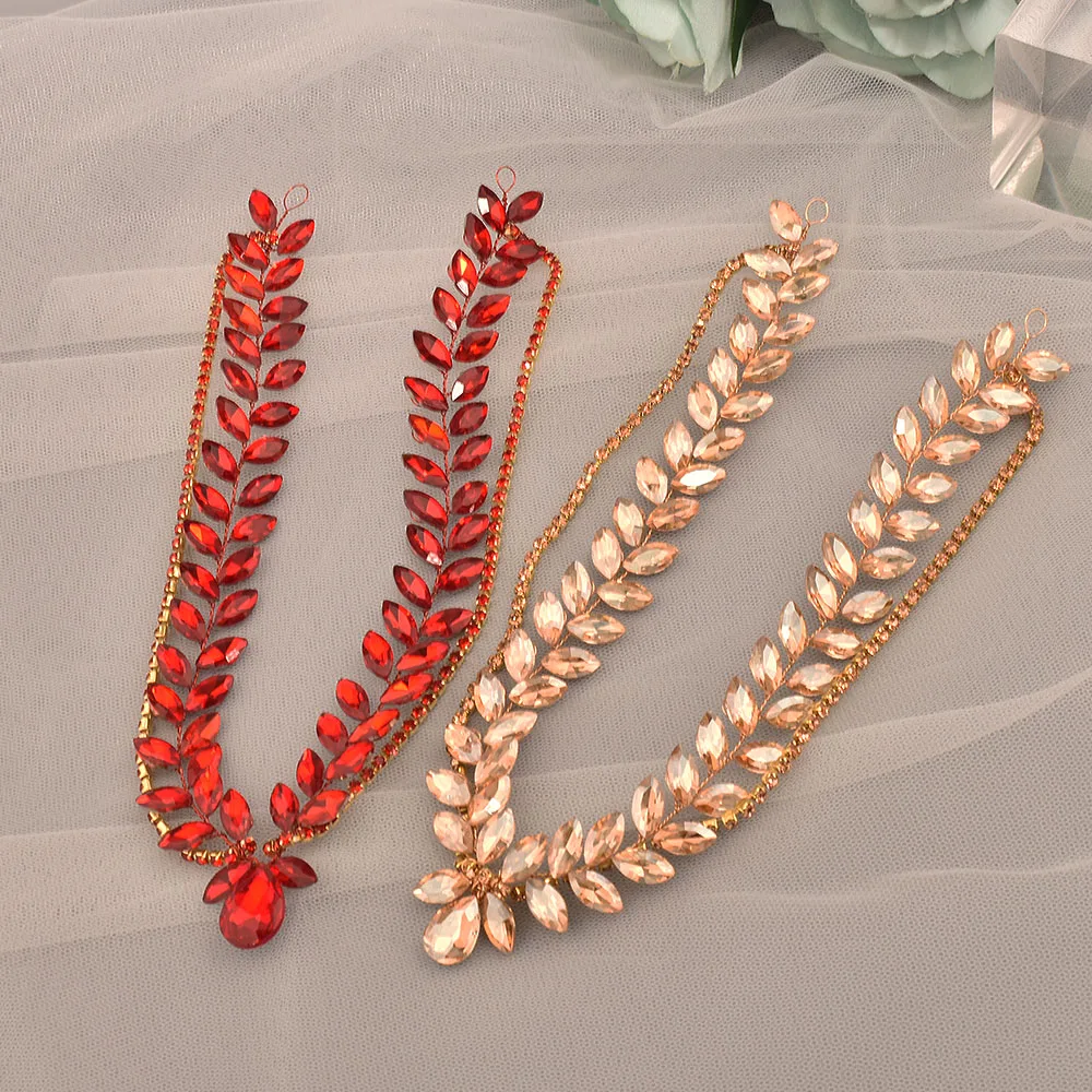 

DZ039 Forehead Headband Bohemia Bridal Headwear Jewelry Bride Head Piece Women Headdress Wedding Tiara Girls' Decoration