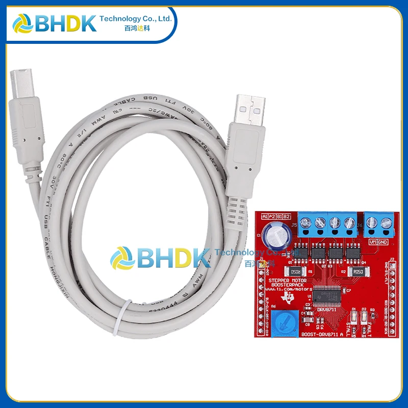 For TI BOOST-DRV8711 DRV8711 Bipolar Stepper Motor Driver Booster Board 8-52V 4.5A 256 Microstep SPI Interface LaunchPad Motor