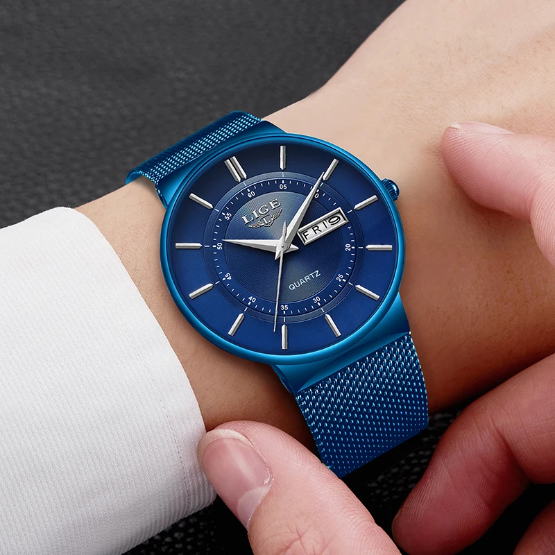 LIGE Man Watch 2026 Simple Fas - đánh giá và giá Men'S Fashion Week 2026