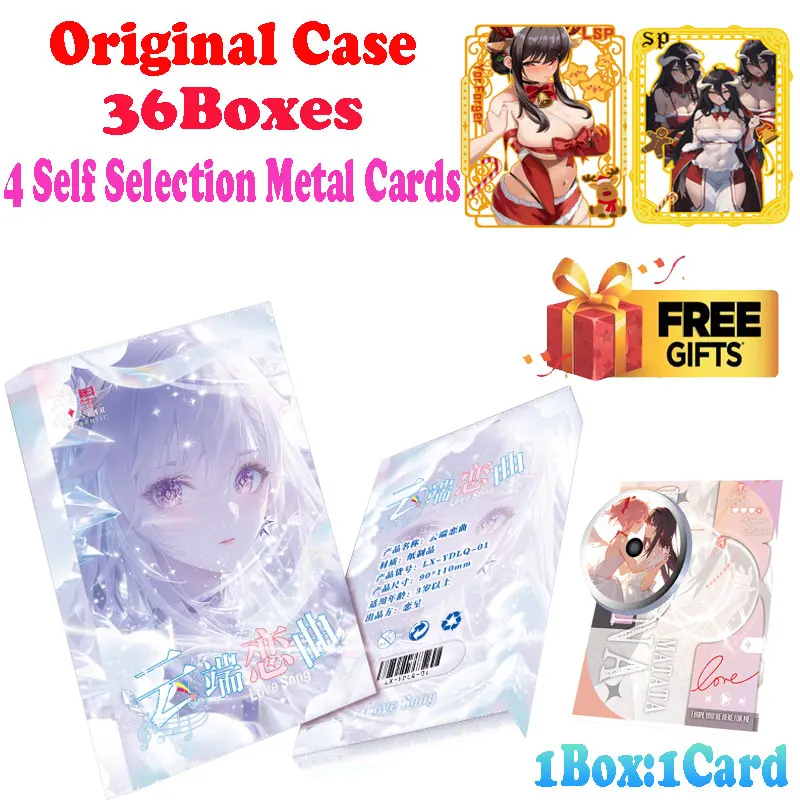 Wholesale 2024 Lastest Lianxing Love Song Collection Record Card Board Waifu Booster Box CCG TCG Doujin Toys And Hobby Gift