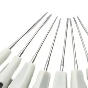

8Pcs Dental Stainless Steel Elevator White Surgery Extracting Apical Root Elevator High Quality Dentistry Surgical Instrument