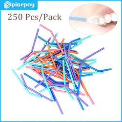 250 Pcs Plastic Dental 3-Way Air Water Syringe Disposable Spray Tips Triple Nozzles Colorful Dentistry Instrument Accessories