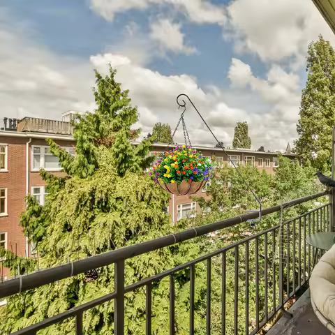 Heavy Duty Deck Hook Clamp On Deck Hook Multi-Function Bird Feeder Hanger Hook Extended Plant Hanger for Lanterns Wind Chimes