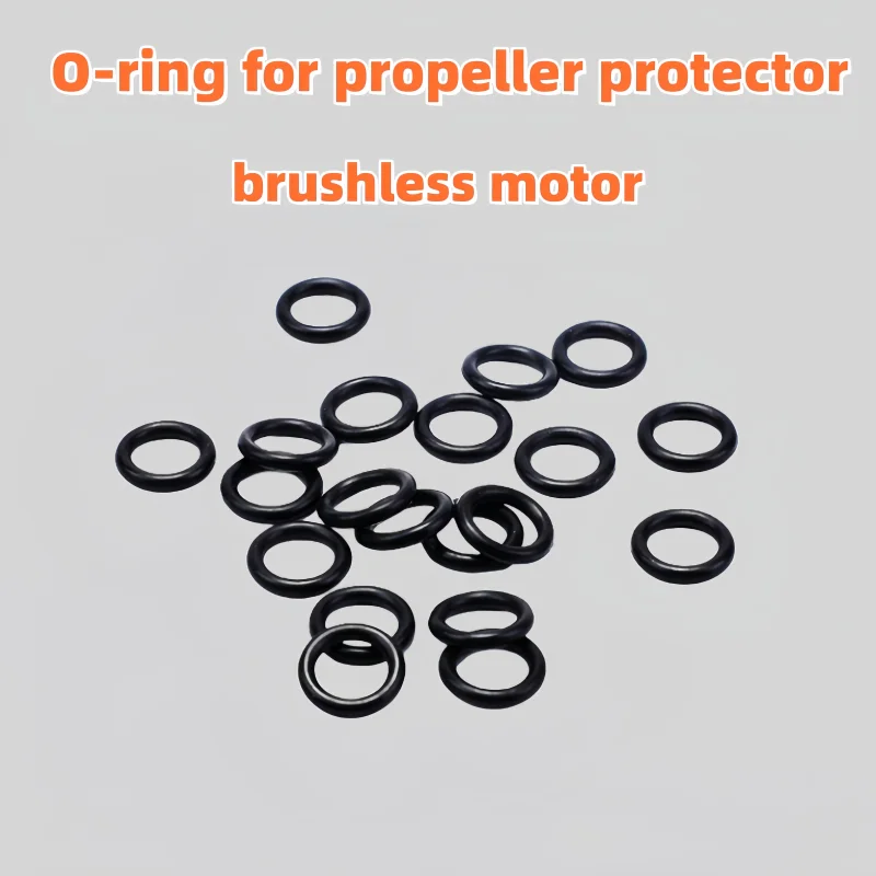 10/20 Stück schwarzer O-Ring Propellerschutz O-Ring/Lederring/starker Gummiring für bürstenlosen Motor des Modellflugzeugs