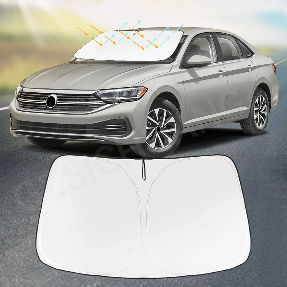 

Car Sun Shade For VW Jetta 2011-2014 2016 2017 2018 Front Window Shade Cover Visor Windshield Sunshade Sunshade Car Accessories