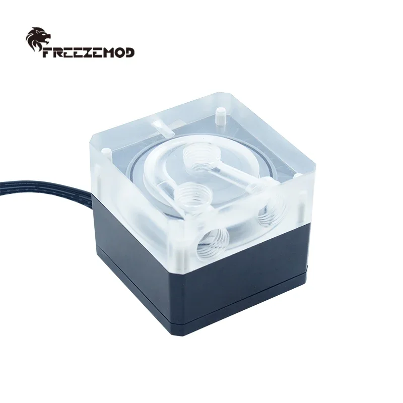 FREEZEMOD computer water cooler water pump magnetic levitation ultra-quiet PMW speed regulation dual-way in and out. PU-FXDDC18W