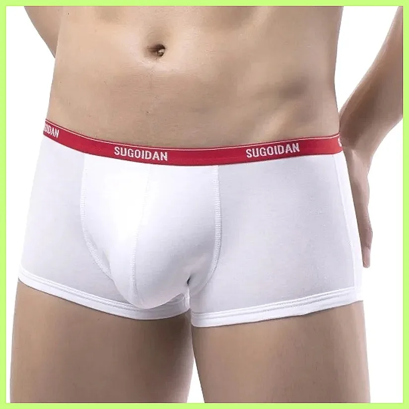 Men's Cotton Low Rise Boxer Shorts, Ultra Soft Breathable U-Convex Seamless Underwear (M-XXL)