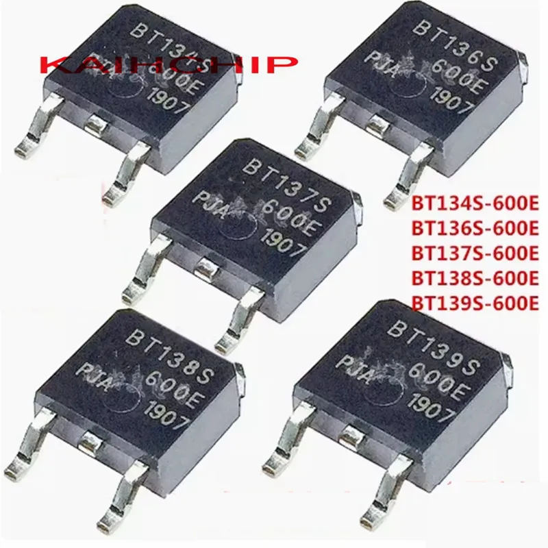 10PCS BT136S-600E BT136S-800E BT137S-600E BT137S-800E BT138S-600E BT138S-800E BT139S-600E BT139S-800E BT134S-600E TO252 TRIAC