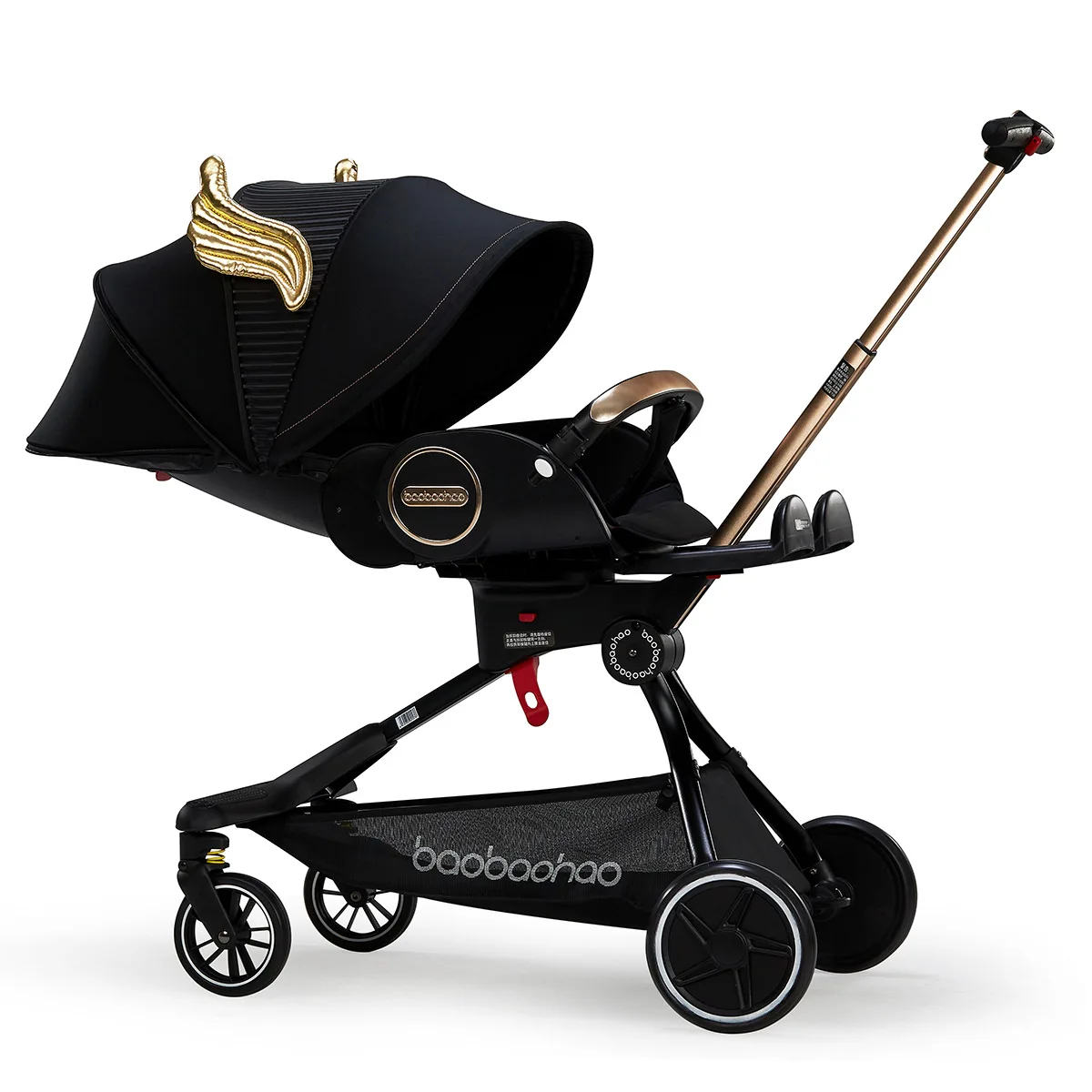 V9 Baby Walking Artifact Walking Stroller High Landscape Can Sit Lie Flat Lightweight and Foldable Four-wheeled Stroller