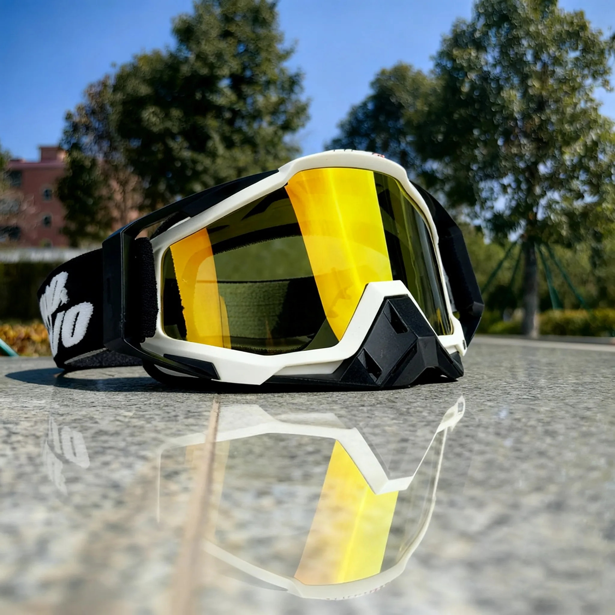 Gafas de motocicleta antivaho a prueba de viento MX Motocross esquí gafas de carreras todoterreno