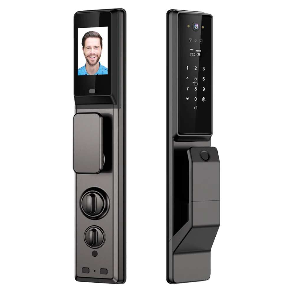 

New Home Security Door Fingerprint Lock Face Fingerprint Intelligent Door Lock