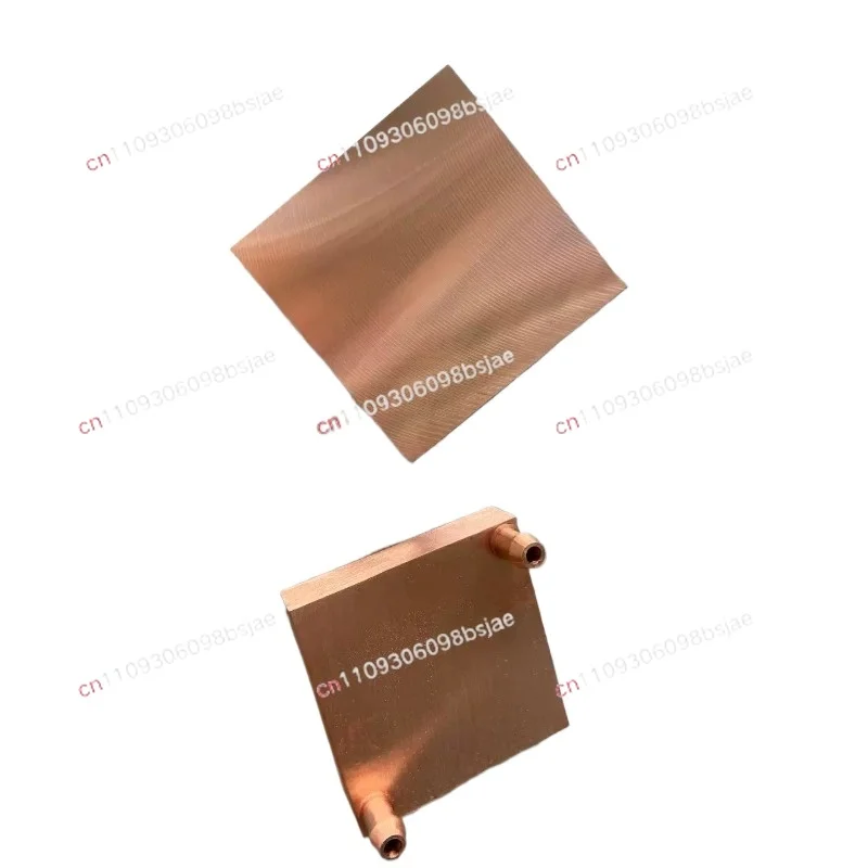 1pcs Copper Water Cooling Plate 80*80*10mm Copper Water Block 80*120*10mm VGA Blocks Cold Water CPU Copper Heatsink