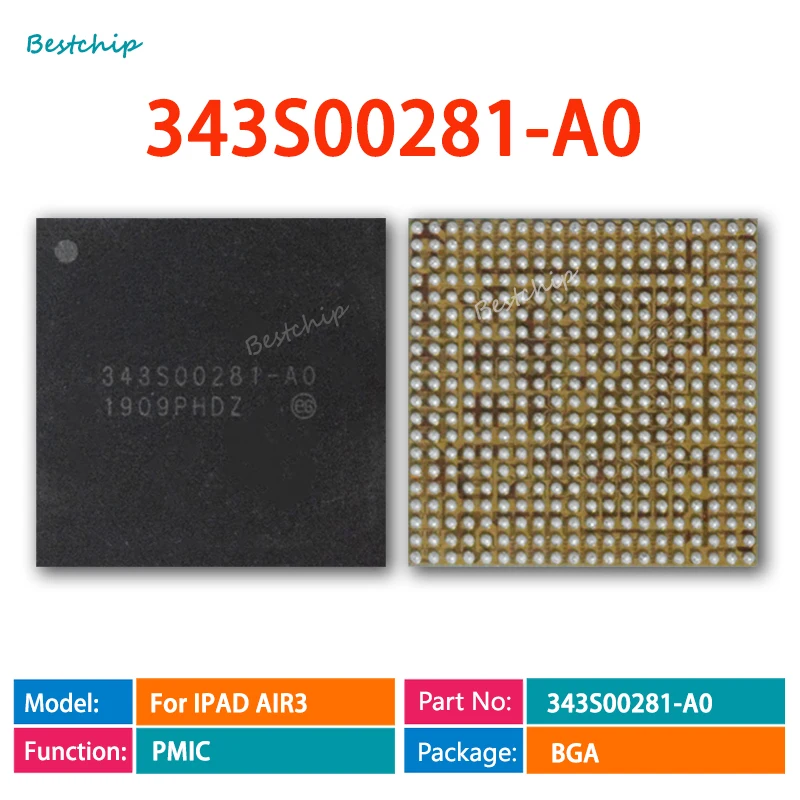 

3-5 шт./партия 343S00281 343S00281-A0 основная большая мощность ic для iPad Air 3 PRO 10,2