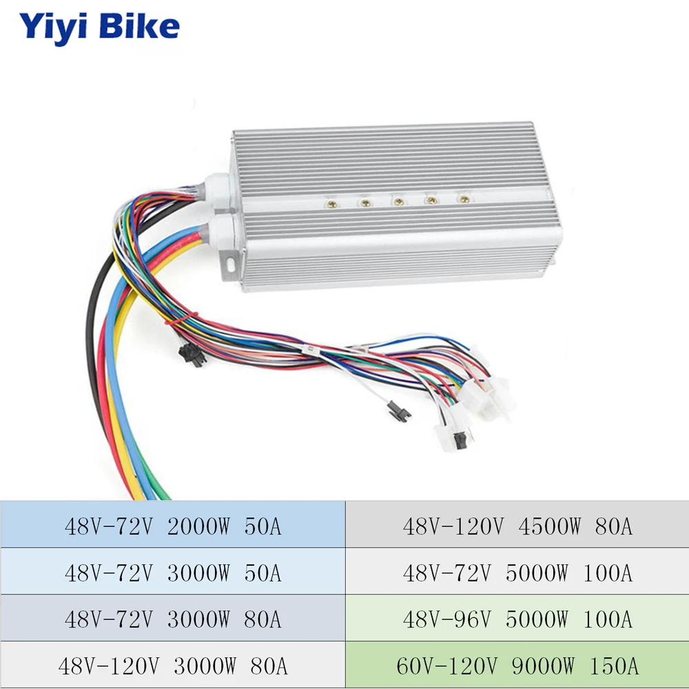 BLDC Motor Controller 48V-86V 2000W/3000W/5000W/9000W Electric Motor Controller Electric Scooter E bike Engine Car Motorcycle