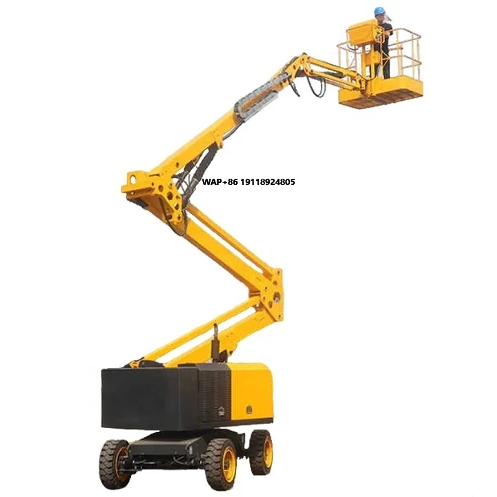

Folding 20m Reach Towable Knuckle Aerial Working Boom Lift Cherry Pickers Platform
