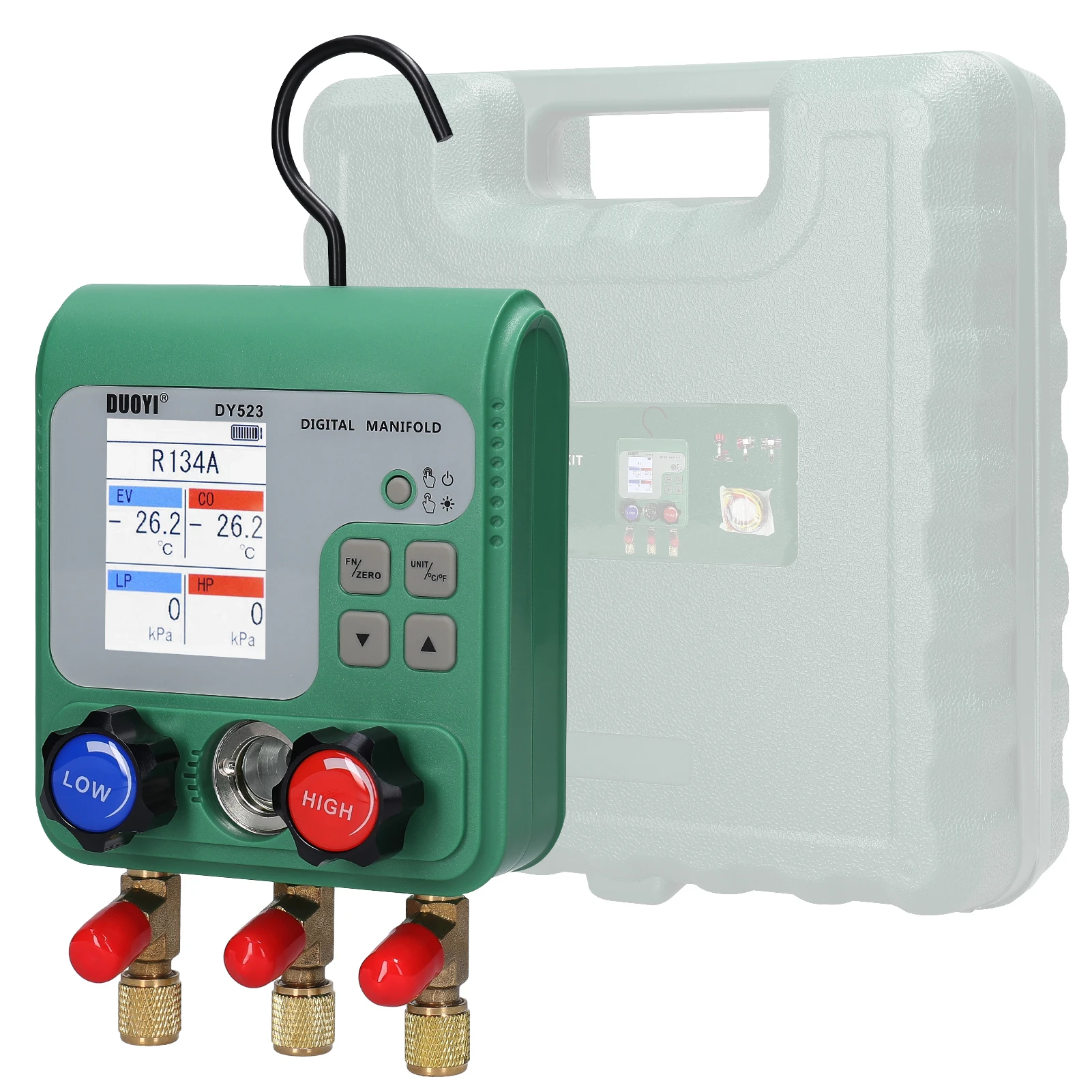 

Vacuum Pressure Gauge Digital Manifold Gauge Electronic Air Conditioning Refrigerant Fluoride Meter Auto Repairing Vacuum Meters