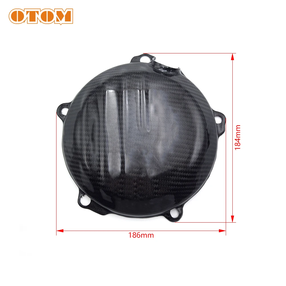 OTOM Motorcycle Engine Cylinder Cover Head Protection Clutch Guards For KTM EXC-F XWF XCF-W 250 350 450 500 Carbon Fiber Case