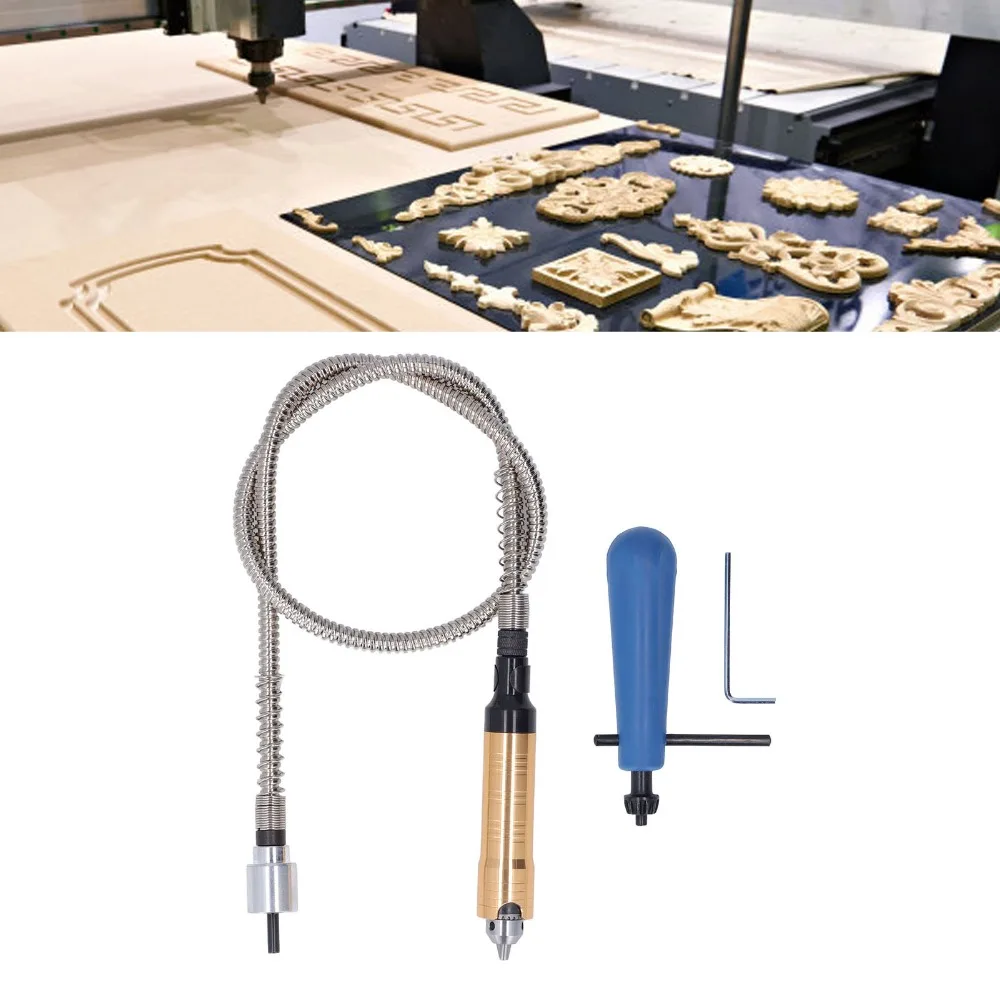 Flexible Shaft Design Flex Shaft Extension Chuck Replacement Part Quick Connect Rotary Tool Chuck Key Extension Length
