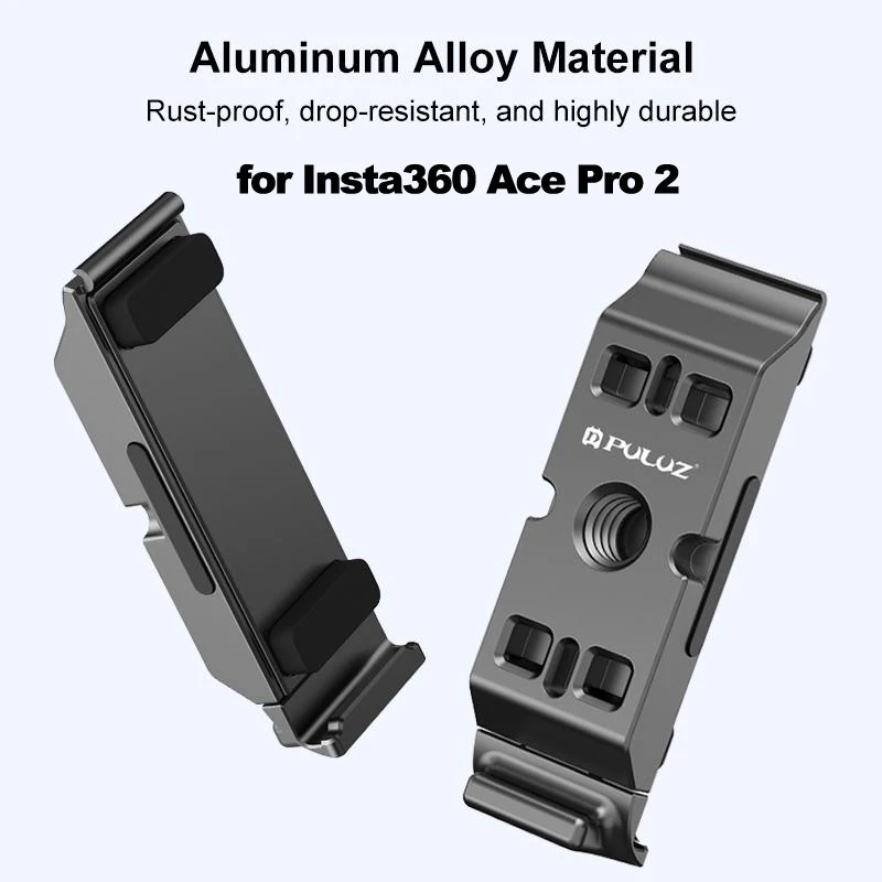 PULUZ ACE / AC Aluminum Alloy Vertical Shooting Magnetic Quick-release Battery Side Interface Cover for Insta360 Ace Pro 2