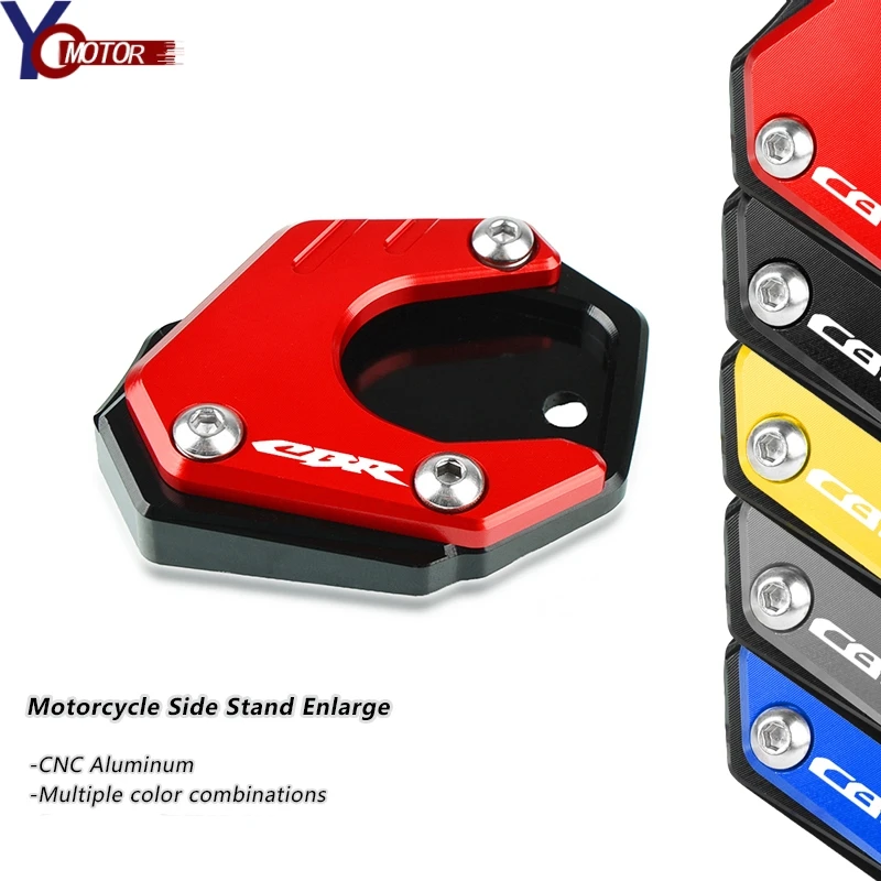 

Red Side Stand Support Pad For HONDA CBR650R 2019 2020 CBR 650 R CBR500R 2013 -2020 2021 CNC Motorcycle Side Stand Enlarge Plate