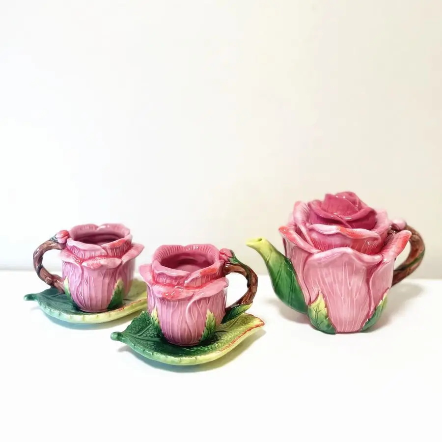 Rose Tea Pot Set, 3…
