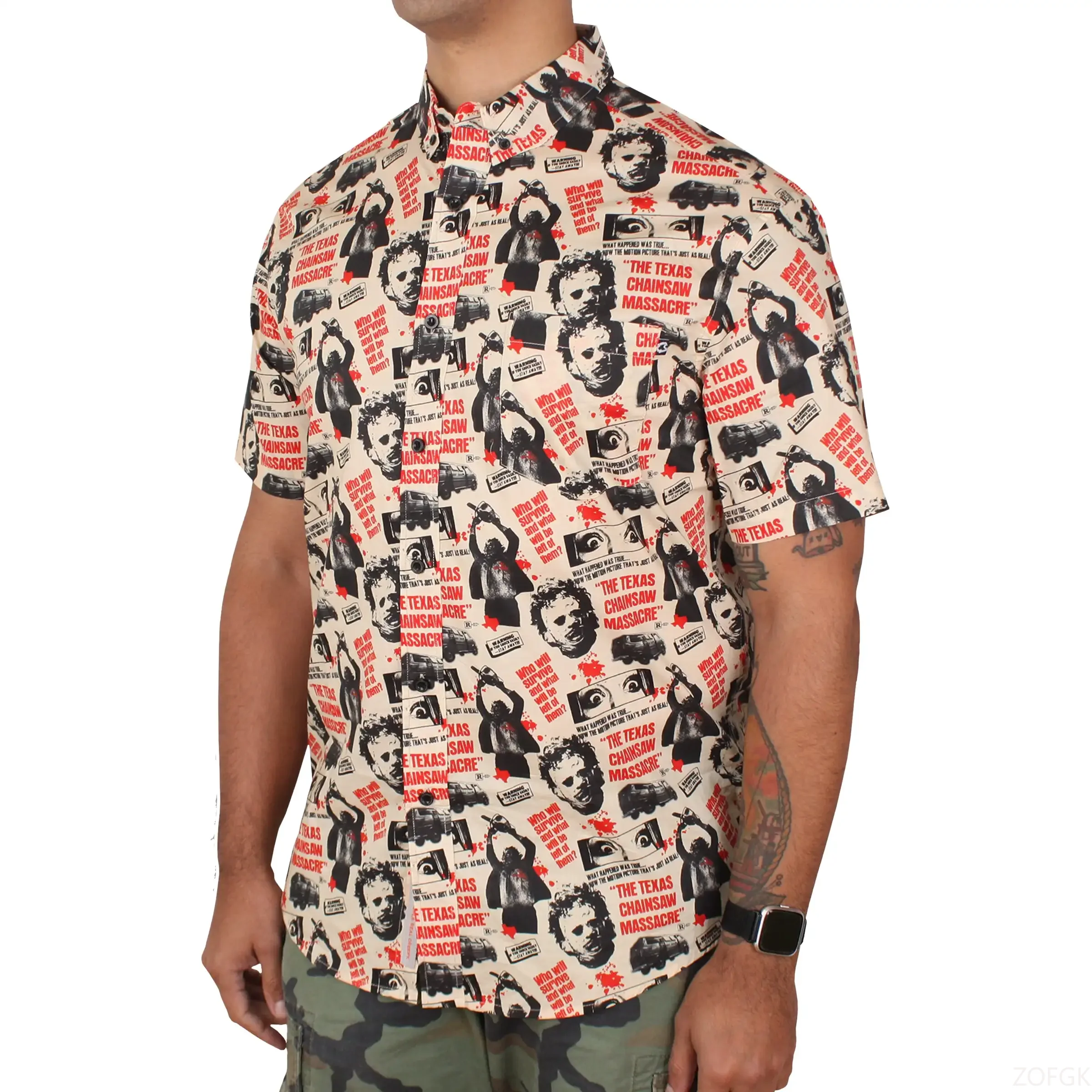 New Chainsaw Theme Shirts Men's Clothing Cool 3D Printed Loose Short Sleeve Tops Casual Streetwear image 6