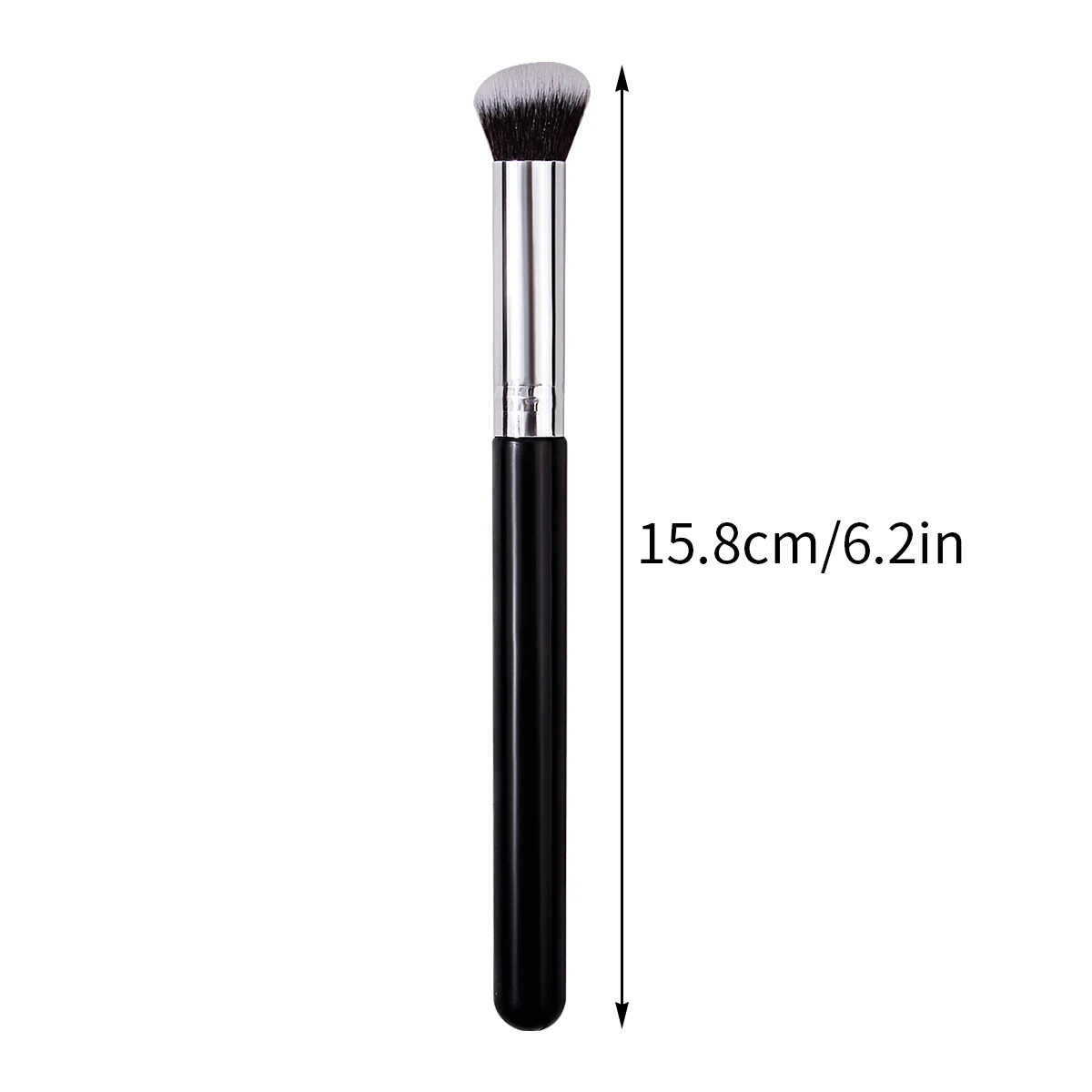 2 uds 270 brocha correctora de cabeza redonda, brocha para base, brocha de maquillaje de cerdas suaves multifuncional, brocha para colorete, herramientas de maquillaje