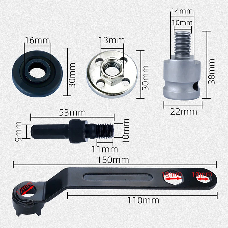 Amoladora angular, llave de Pin, removedor de tuercas Manual, herramientas de reparación, accesorios