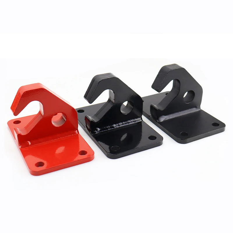Trailer U-Hook Bottom Plate Off-Road Rescue Welded Hook Assembly Car Modified Accessories For RV UTV Truck