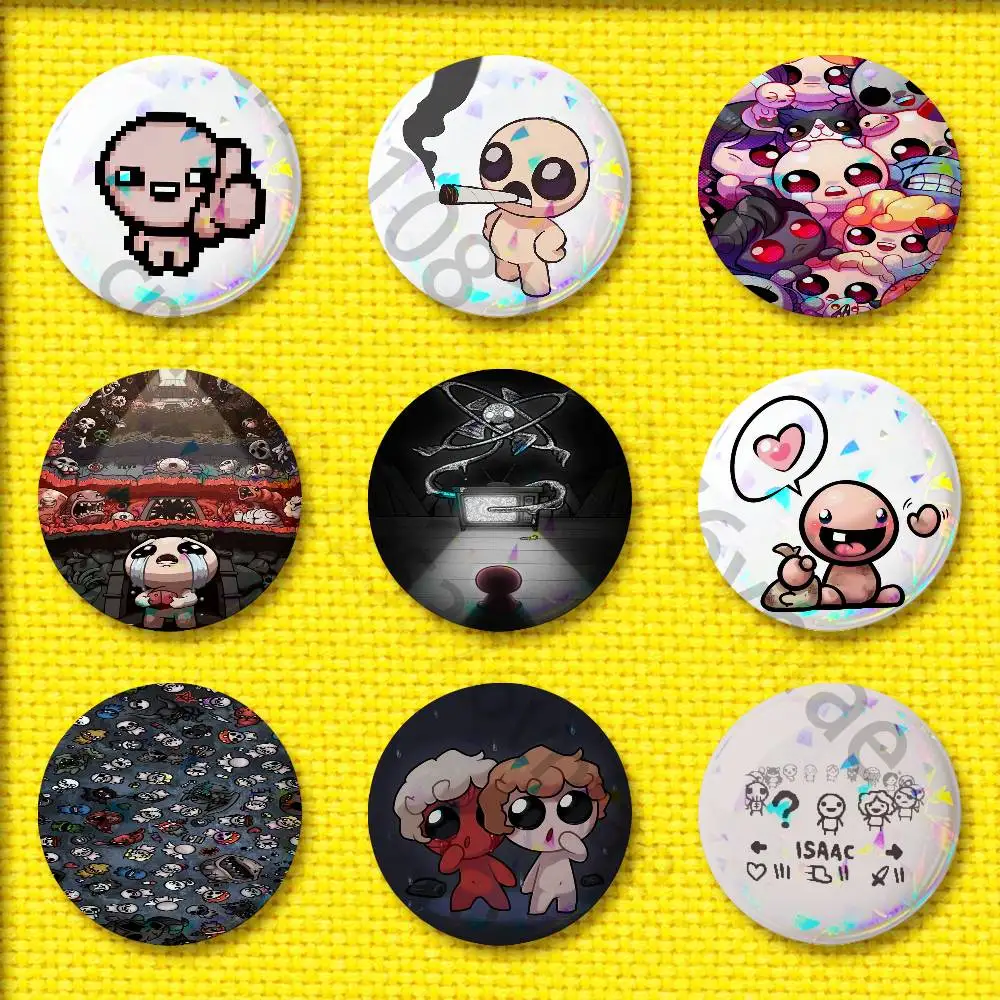 

Game The Binding of Isaac Badges 32mm 25mm 44mm 75mm 58mm Round Pin Brooch Hat Cap Souvenir Cosplay Gift Decorations