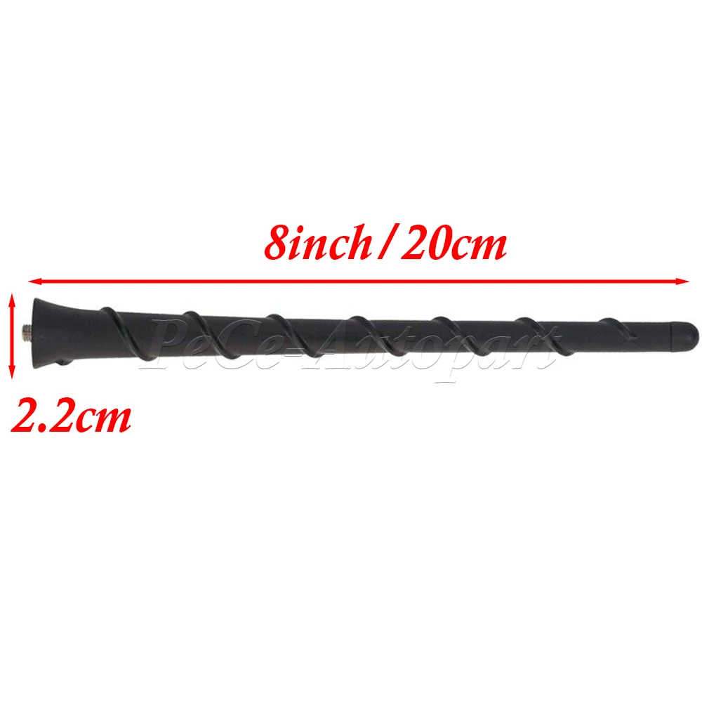 سارية هوائي الراديو المثبتة على السقف مقاس 8 بوصة 68297936 AA لدودج رحلة/المنتقم/نيترو 5064688 أأ