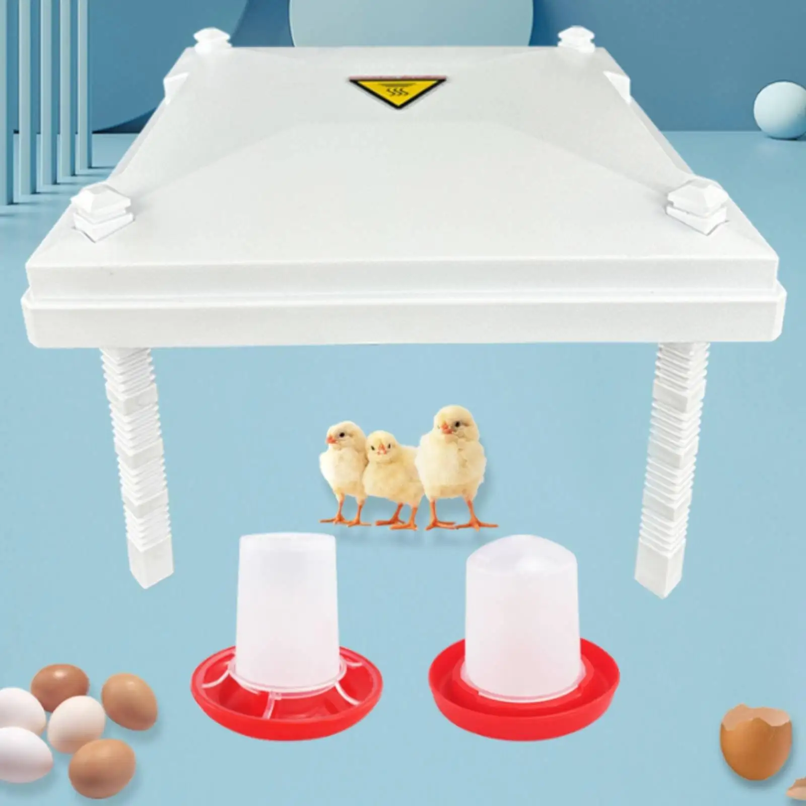 Adjustable Chick Heater Plate 50-60C Constant Temp Heat Shelter for Ducklings Young Geese Small Pets Brooding
