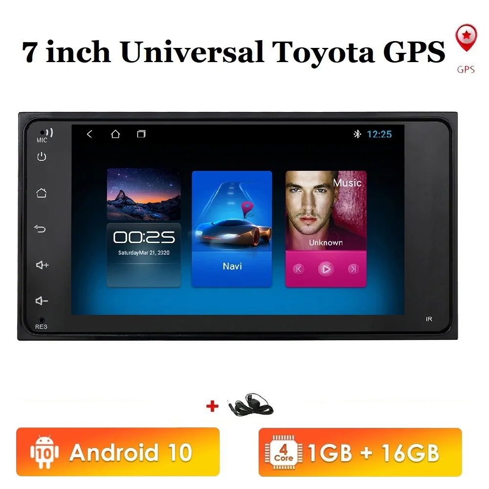 

Android10 2Din Car Radio Video GPS Player for Toyota RAV 4 2001-2008 Corolla RAV4 Prado Hilux Terios Vitz Avanza Land Multimedia