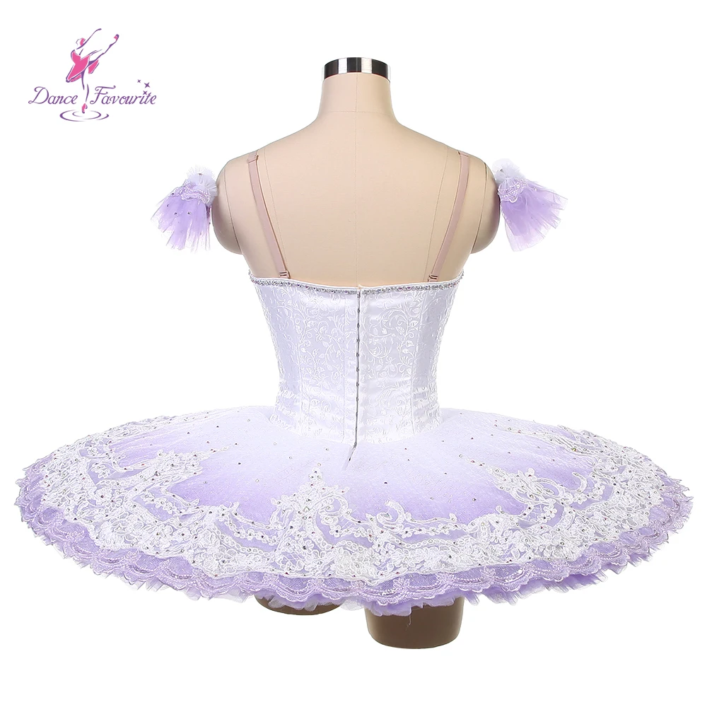 جديد أومبير الأرجواني المهنية فطيرة الباليه توتو ل YAGP المنافسة الباليه توتو الأبيض والأرجواني توتو B25616 #2