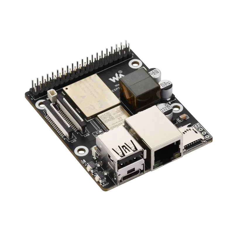 ESP32-P4-WIFI6-POE-ETH لوحة تطوير عالية الأداء، استنادًا إلى ESP32-P4 وESP32-C6، تدعم Wi-Fi 6 وBluetooth 5 (LE)