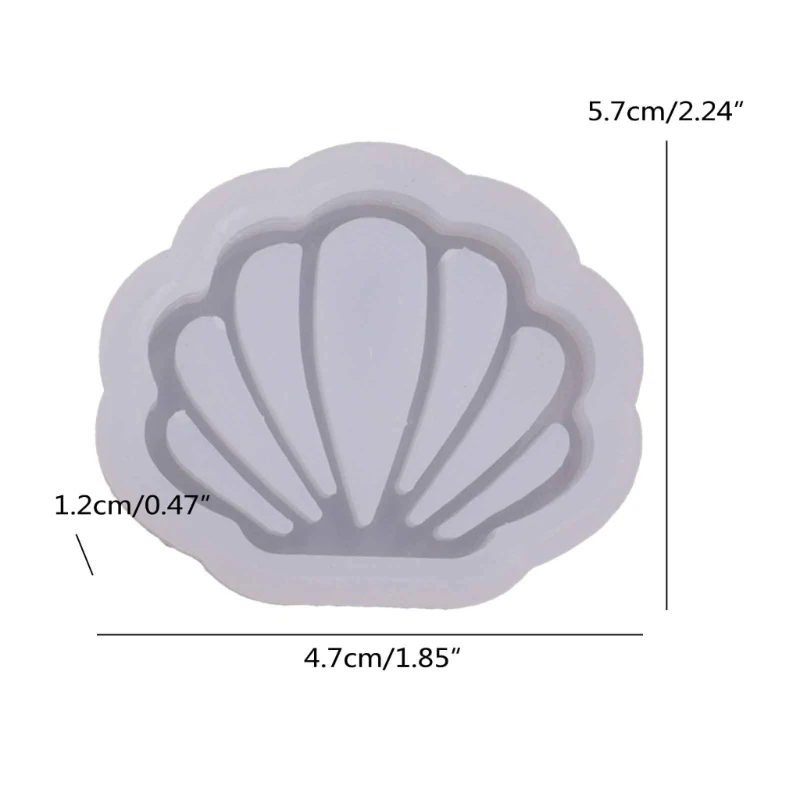 DIY Seashell Ornament Quicksand Shaker Crystal Epoxy Resin Mold DIY Keychain Pendant Jewelry Silicone Crafting Mould